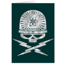 Nuclear Pirate Greeting Cards