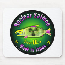 Nuclear Salmon Mouse Pads