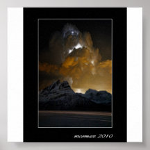 nuit d' orage en montagne_GF Posters