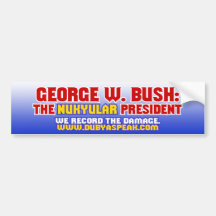 Nukyular President Bumper Sticker