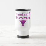 Number 1 Boss in Pink Coffee Mug