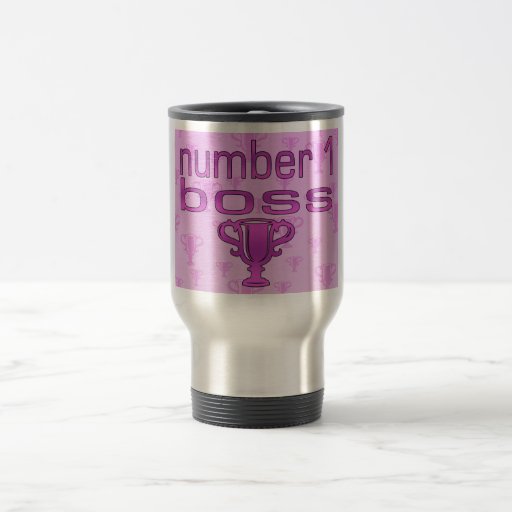 Number 1 Boss in Pink Coffee Mugs