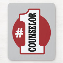 Number 1 Counsellor Mouse Mat