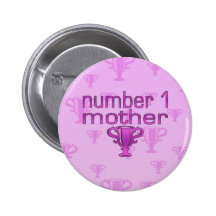 Number 1 Mother Buttons