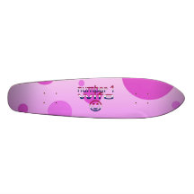 Number 1 Wife in American Flag Colours Skateboard Deck