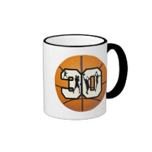 Number 30 Basketball Coffee Mug