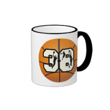Number 38 Basketball Mug