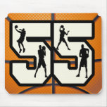 Number 55 Basketball Mouse Pads