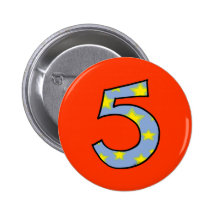 Number 5 pins