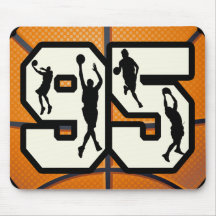 Number 95 Basketball Mousepad