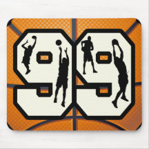 Number 99 Basketball Mousepad