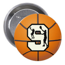 Number 9 Basketball and Player Buttons