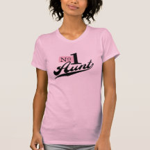 Number One Aunt T-shirt