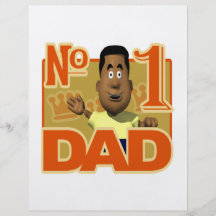 Number One Dad Flyer Design
