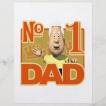 Number One Dad Flyers