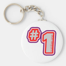 Number One Keychain