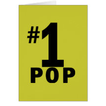 Number One Pop Products Greeting Card