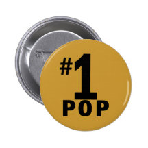 Number One Pop Products Pinback Buttons