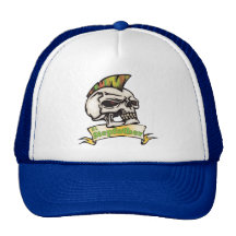 Number One Stepfather Skull Father's Day Gifts Hats