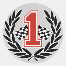 Number one Sticker