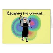 Nun Cards "Escaping The Convent"