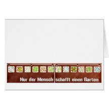 Nur der Mensch... Cards