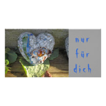 nur für dich_karte_mosaikherz custom photo card