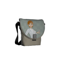 Nurse Doctors Mini Bag with CPR Instructions Commuter Bags