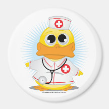 Nurse Duck Magnets