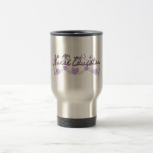 Nurse Educator Pink Hearts Design Mug