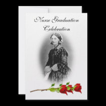 Nurse Graduation Celebration-Florence Nightingale invitations