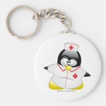 Nurse Penguin Keychains