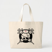 Nurse Pirate and Cross Hypos Tote Bags