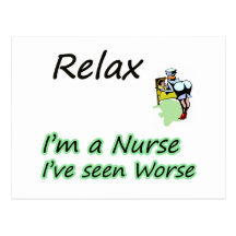 Nurse say "Relax" Postcards