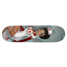 Nurse Skateboard by Nicole Pederson
