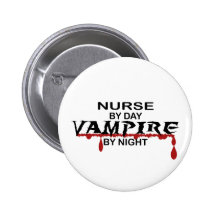 Nurse Vampire by Night Buttons