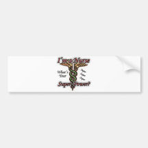 Nurse With Super Power Bumper Stickers