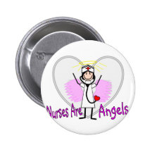 Nurses Are Angels Pins