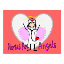 Nurses Are Angels Postcard