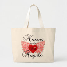 Nurses Are The Real Angels Bags