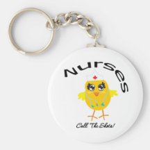 Nurses Call The Shots Key Chain