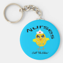 Nurses Call The Shots Keychains
