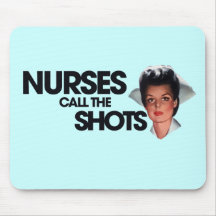 Nurses call the shots mousepads