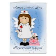 Nurse's Day Card - Angels In Disguise