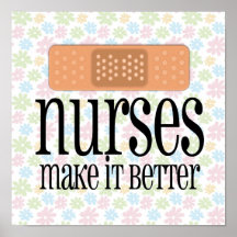 Nurses Make it Better, Bandage Print