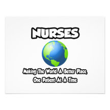 Nurses...Making the World a Better Place Invite
