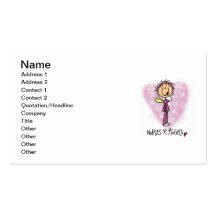 Nurses R Angels T-shirts and Gifts Business Cards