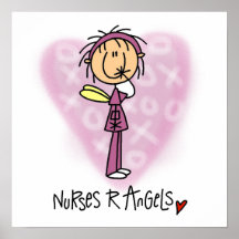 Nurses R Angels T-shirts and Gifts Poster