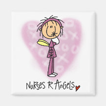 Nurses R Angels Tshirts and Gifts Refrigerator Magnets