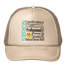 Nurses Recognition Collage - National Nurses Week Trucker Hats